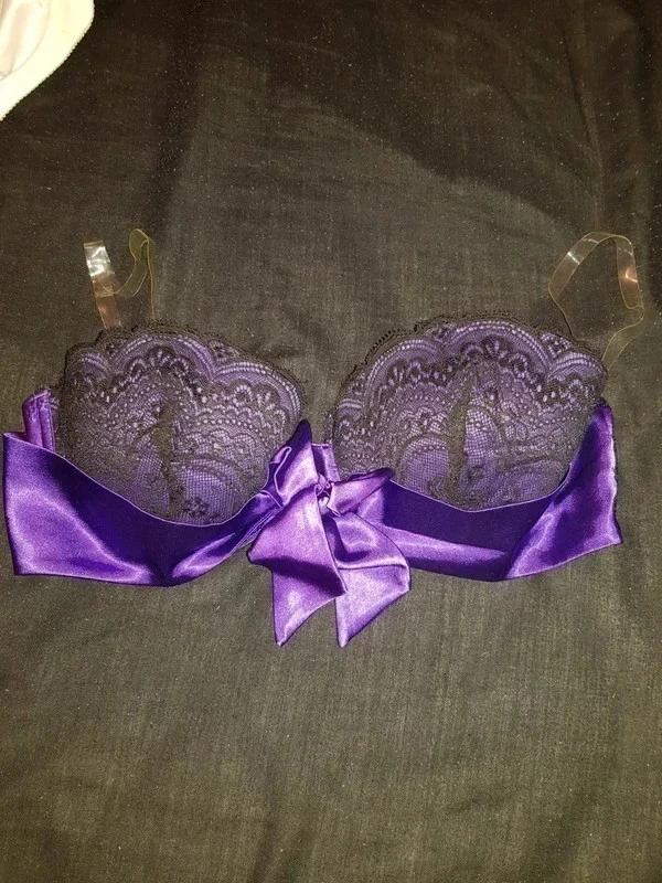 New black and purple bra size 95 D – photo 2